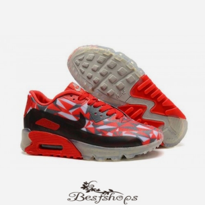 Nike Air Max 90 women Hyperfuse Colorful Red Black White BSNK269584