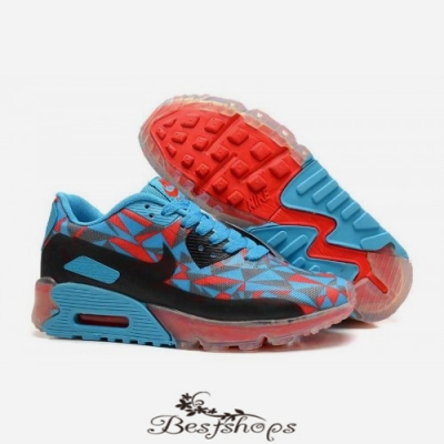 Nike Air Max 90 women Hyperfuse Colorful Blue Black Red BSNK699910