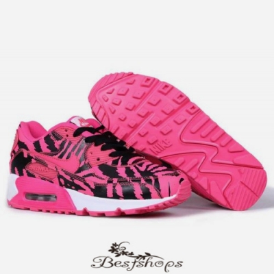 Nike Air Max 90 Tiger stripes Women Sao pink black BSNK35120