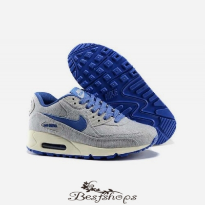 Nike Air Max 90 women Blue gray 2015 BSNK215288
