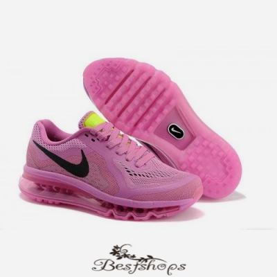 Nike Air Max 2014 Pink Black Women BSNK263485