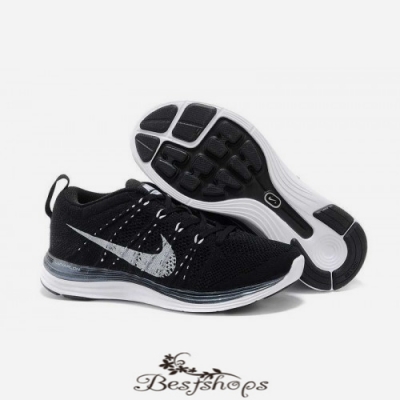 Nike Flyknit Lunar Black and white BSNK530378