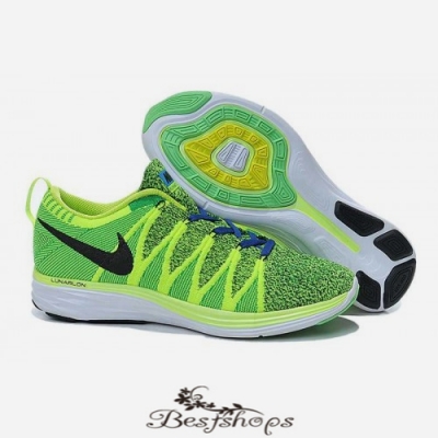 Nike Flyknit Lunar2 iD fluorescent green BSNK287458