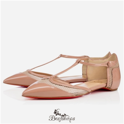 Mrs. Early Flat  Nude Patent Leather BSCL482641